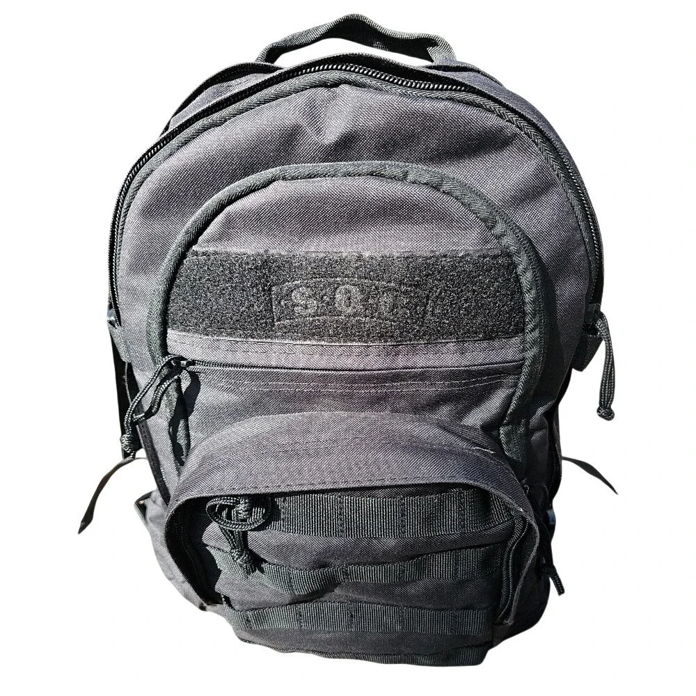 Sandpiper of California Black Bugout Tactical Backpack Military